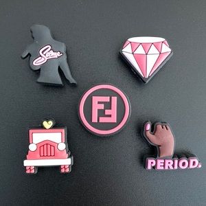 Black Girl Magic Melanin Shoe Charms Jibbitz Set For Crocs